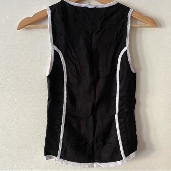 Express 2000s style tank top black with contrast stitching - Picture 4 of 4
